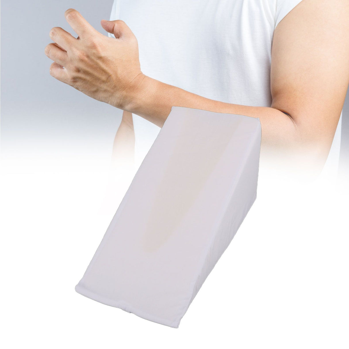 Arm Elevation Pillow Arm Wedge Elevating Pillow for Sleeping Broken Arm Recovery Protect Elbow Arm Wedge Pillow Triangle White