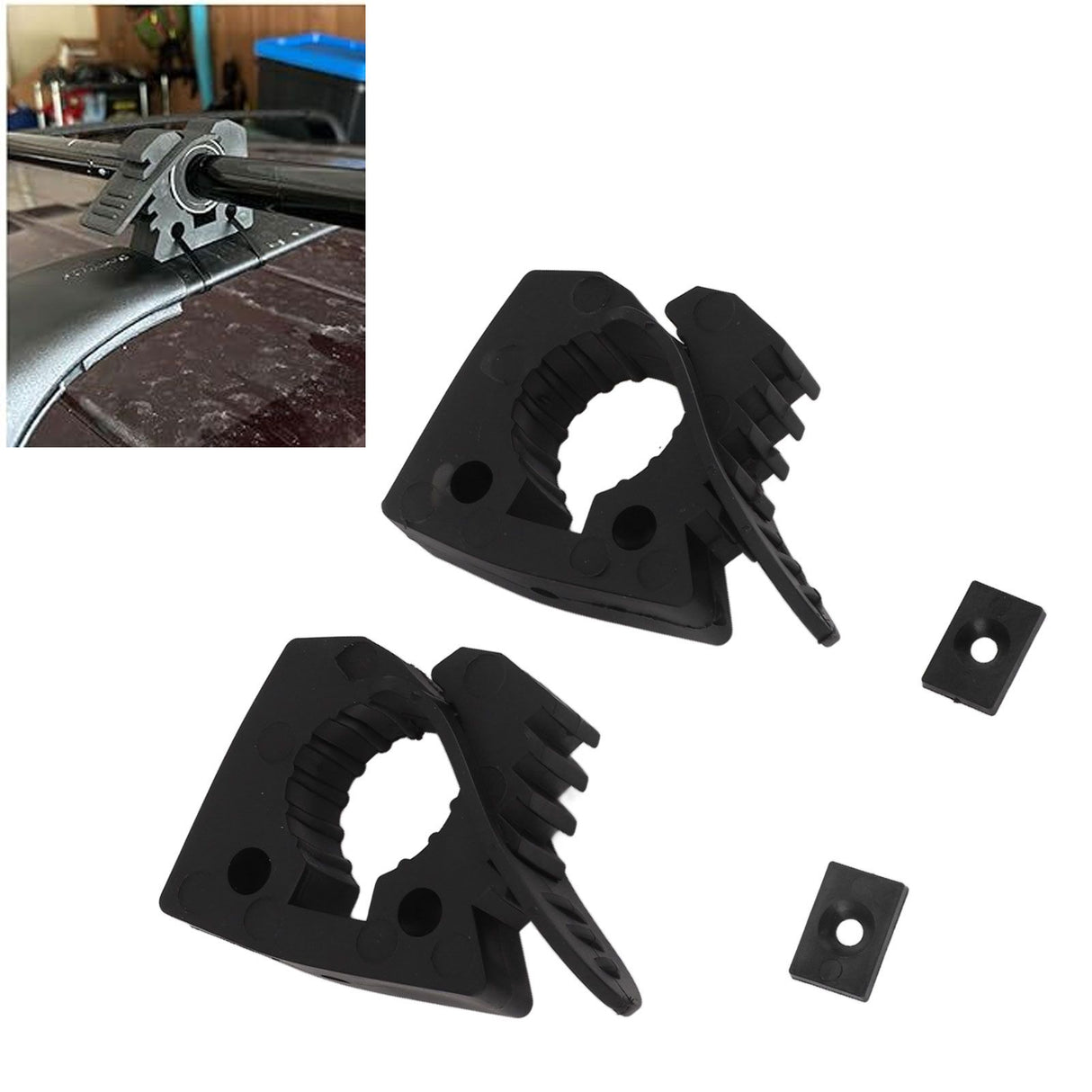 2PCS Shovel Holder Mount Rubber Quick Release Shovel Clamp Mount Bracket Fit for 1 1/7 Inch to 1 3/7 Inch Diameter Tools