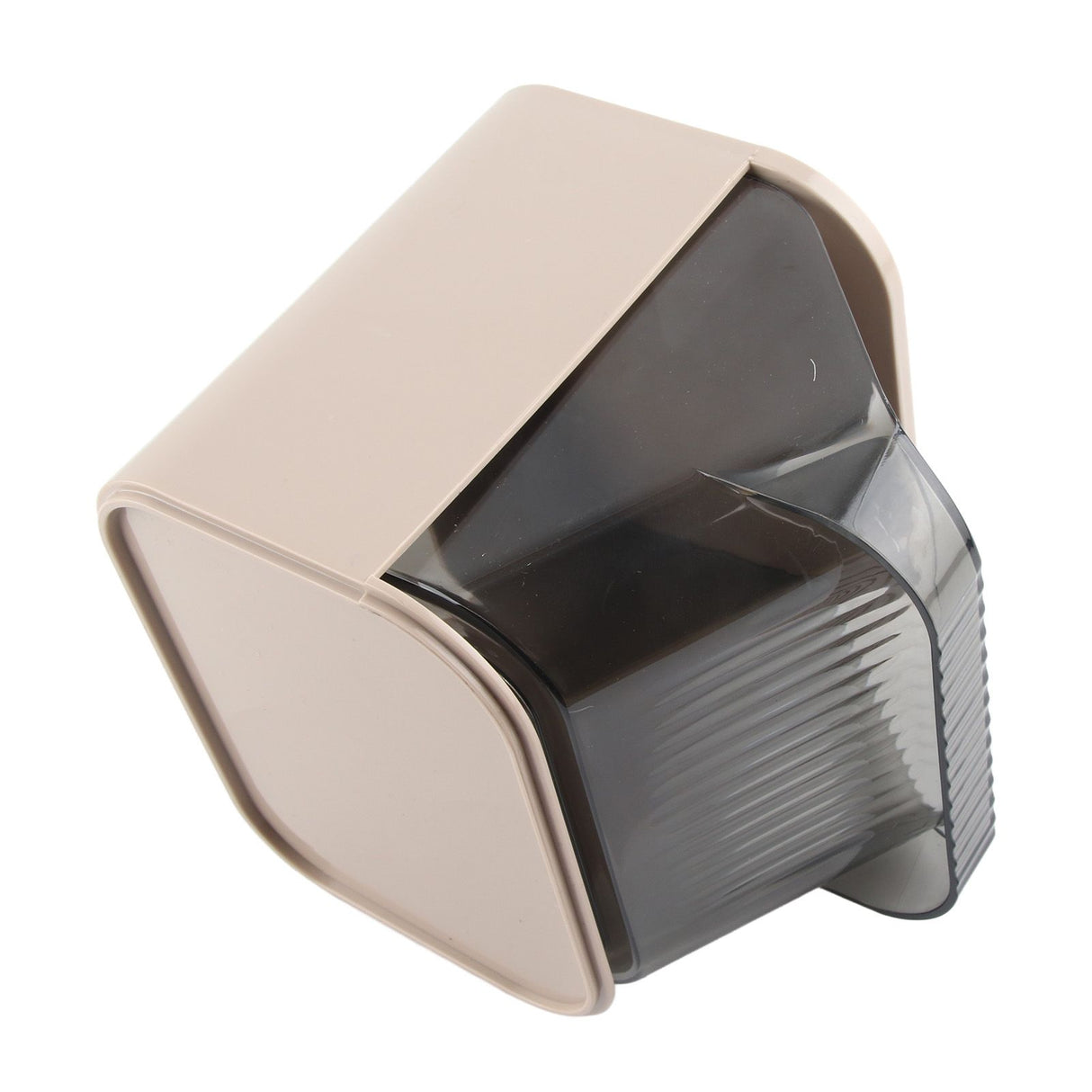 Tea Bag Storage Rack Multifunctional Desktop Office Desk Capsule Coffee Standing Box Plastic Acrylic Gray