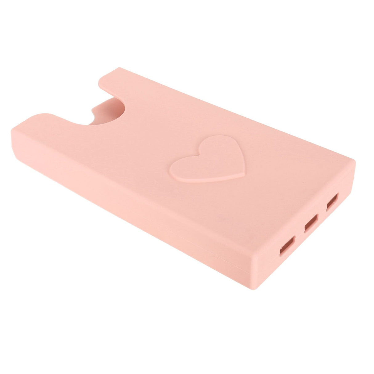 Beach Bag Phone Holder Silicone Phone Case Wallet Holder Insert Accessory Secure Attachment Keep Phone Handy Pink