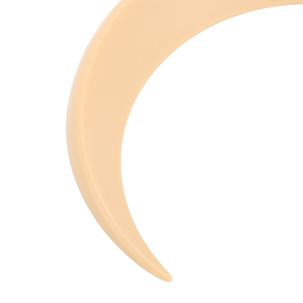 2Pcs Moon Hair Fork ABS Decorative Portable Moon Hairpin Hair Stick for Daily Shopping Cosplays Beige