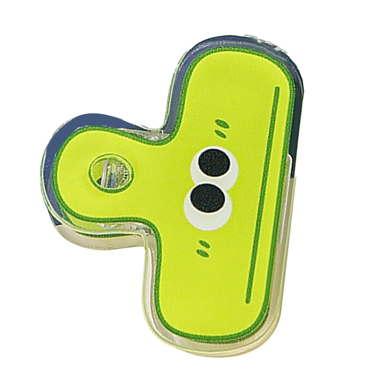 Stationery Clip Plastic Cute Cartoon Double Sided Multifunctional Long Tail Document Clamps For Office Supplies Binder Paper Green Expression