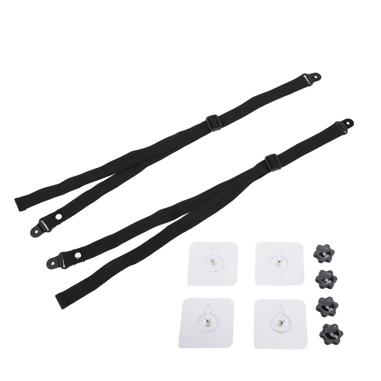 2Pcs Adjustable TV Safety Straps Adhesive Anti Tip Furniture Anchors for Baby Proofing Flat Screens Fix to Wall Cabinet Stand Desk