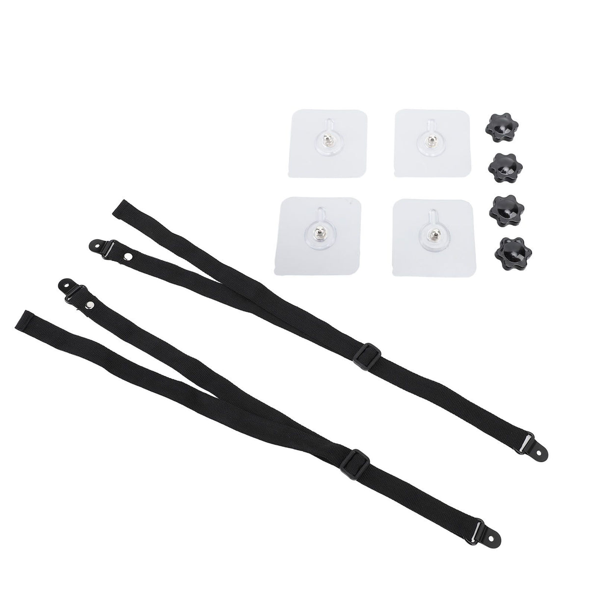 2Pcs Adjustable TV Safety Straps Adhesive Anti Tip Furniture Anchors for Baby Proofing Flat Screens Fix to Wall Cabinet Stand Desk