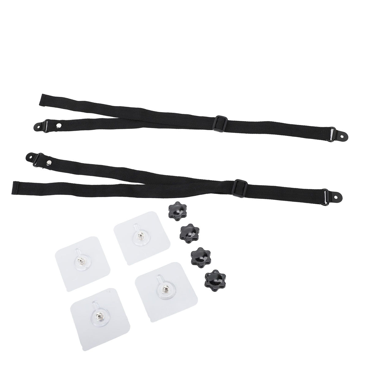2Pcs Adjustable TV Safety Straps Adhesive Anti Tip Furniture Anchors for Baby Proofing Flat Screens Fix to Wall Cabinet Stand Desk