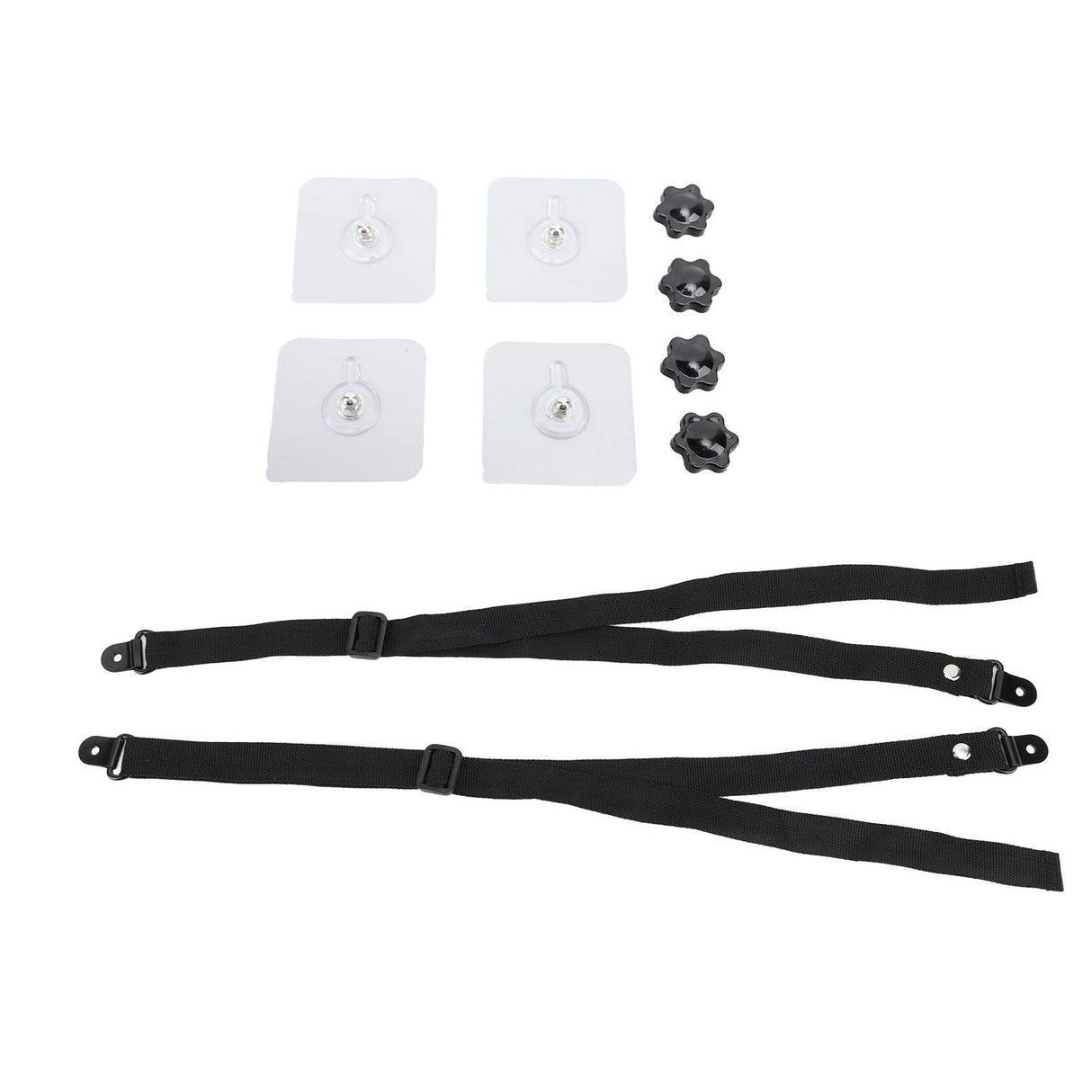 2Pcs Adjustable TV Safety Straps Adhesive Anti Tip Furniture Anchors for Baby Proofing Flat Screens Fix to Wall Cabinet Stand Desk