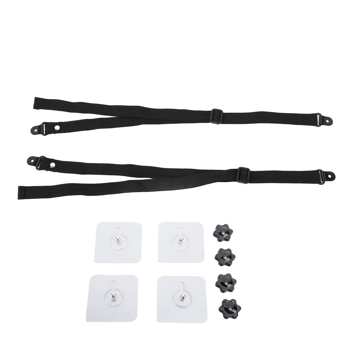 2Pcs Adjustable TV Safety Straps Adhesive Anti Tip Furniture Anchors for Baby Proofing Flat Screens Fix to Wall Cabinet Stand Desk
