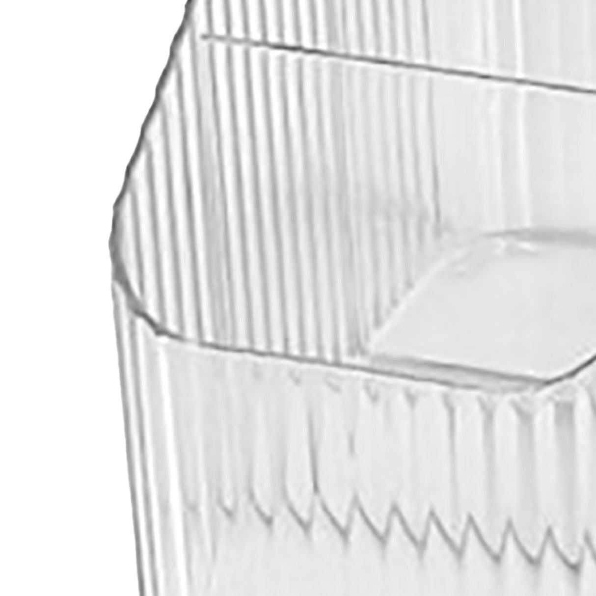 Pen Holder with 3 Compartments PP Transparent Makeup Brush Holder Desktop Stationery Organizer for Bedroom Dorm School Office