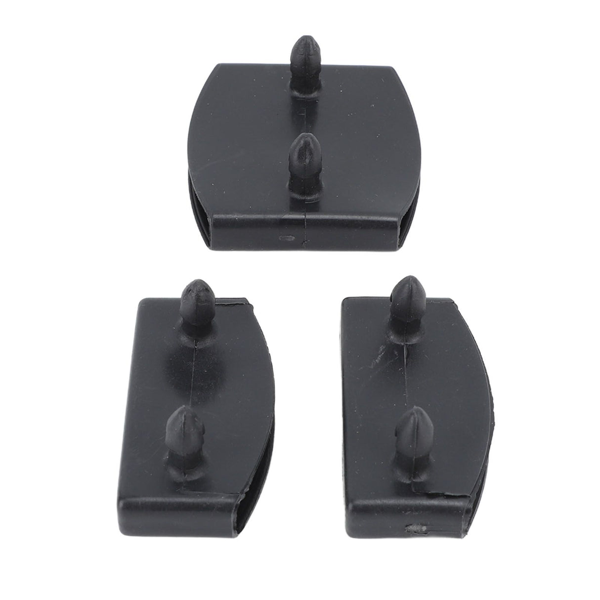 72Pcs Plastic Bed Slat End Caps Holders Centre Caps Plastic Connector Furniture Accessories for Holding and Securing Slats Black