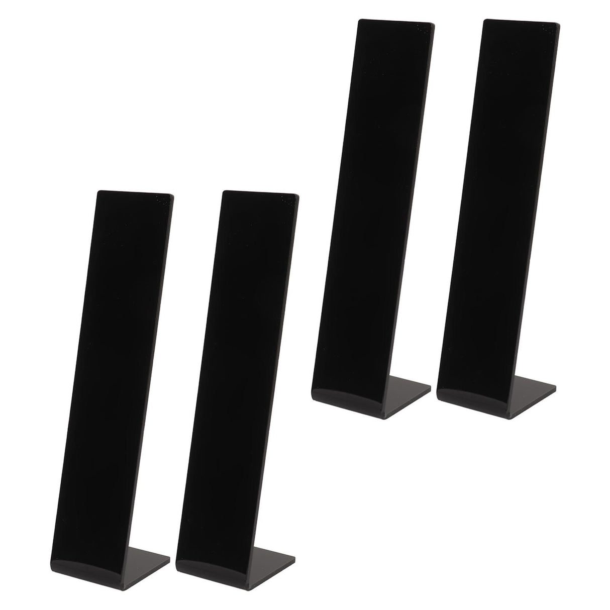 4 Pcs Acrylic Hair Band Display Stand Hair Clasp Hair Clasp Jewelry Display Holder for Shop Black