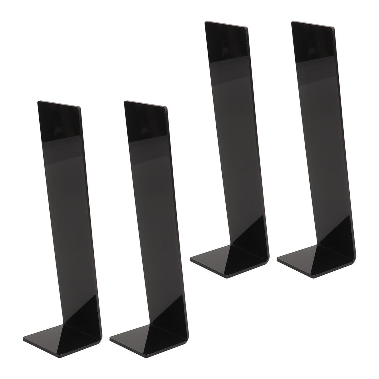 4 Pcs Acrylic Hair Band Display Stand Hair Clasp Hair Clasp Jewelry Display Holder for Shop Black