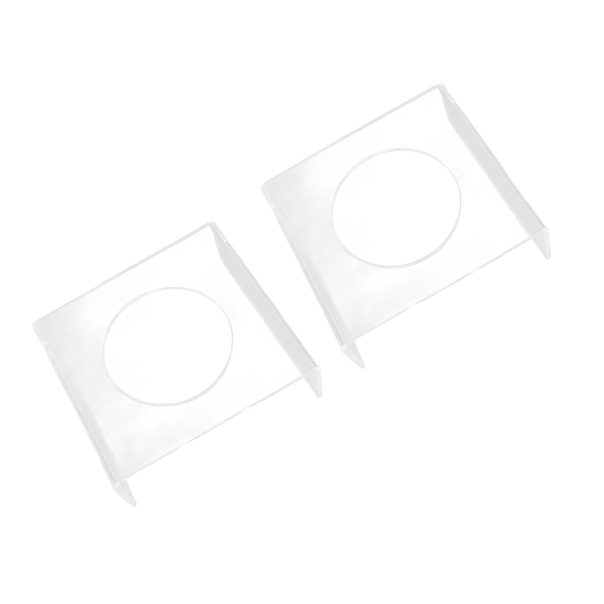 2PCS Football Stand Clear Display Holder Acrylic Stable Support Anti Scratch Versatile Display Rack for Basketball Volleyball