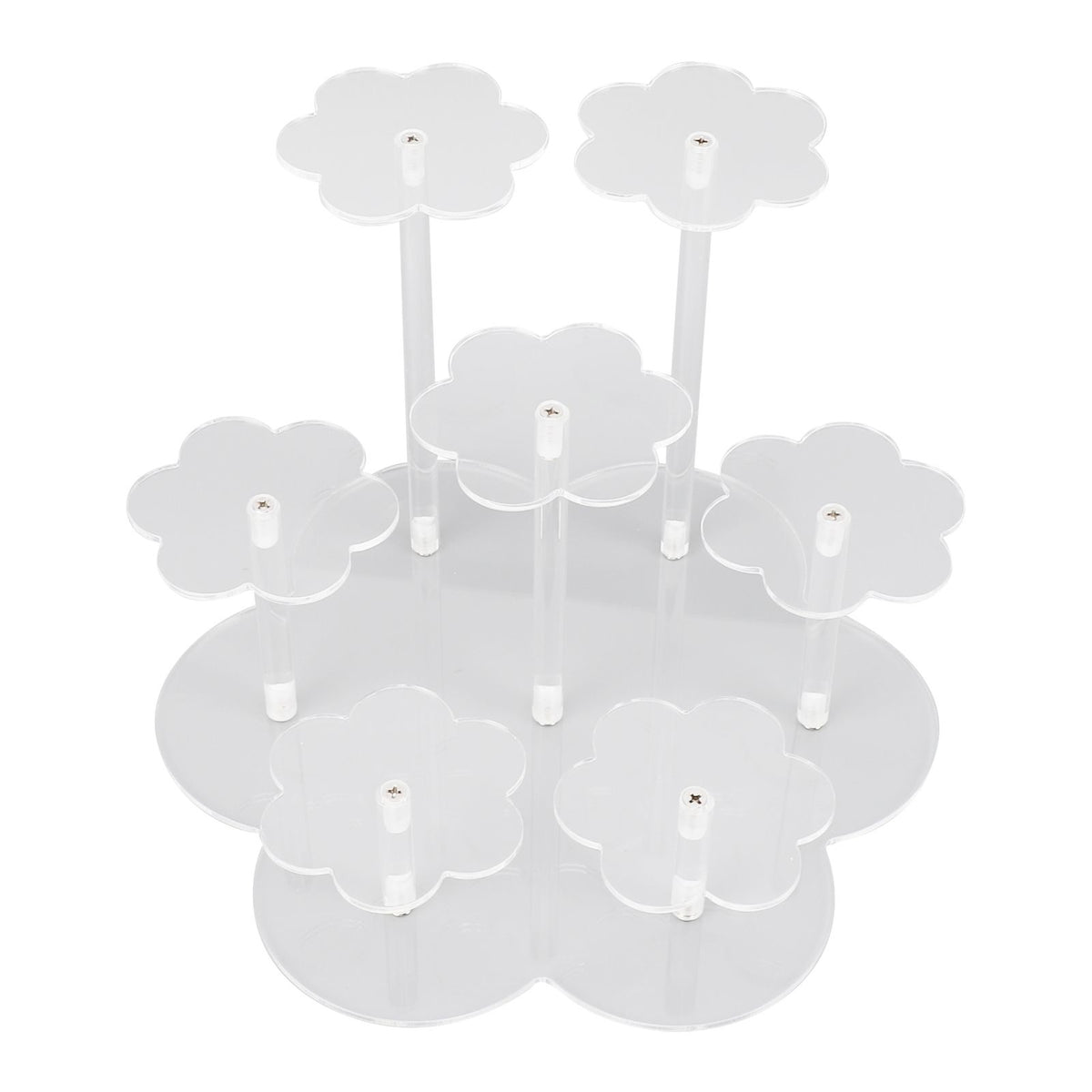 Acrylic Display Stand Figures Perfume Organizers Storage Risers Cupcake Dessert Conutertop Desktop Decoration Organizer Transparent