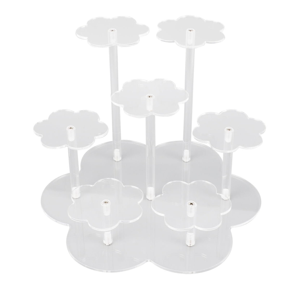 Acrylic Display Stand Figures Perfume Organizers Storage Risers Cupcake Dessert Conutertop Desktop Decoration Organizer Transparent