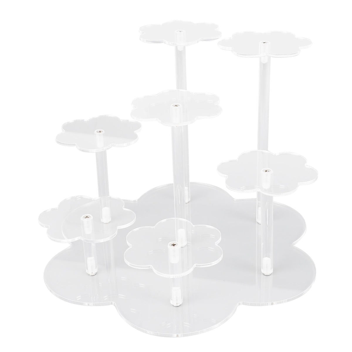 Acrylic Display Stand Figures Perfume Organizers Storage Risers Cupcake Dessert Conutertop Desktop Decoration Organizer Transparent