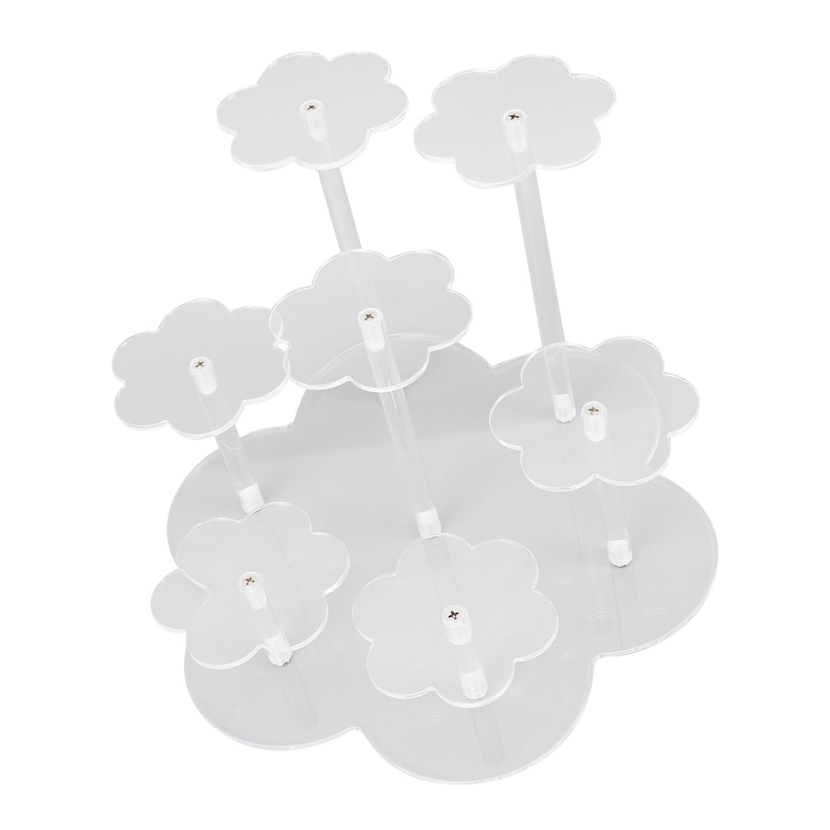 Acrylic Display Stand Figures Perfume Organizers Storage Risers Cupcake Dessert Conutertop Desktop Decoration Organizer Transparent