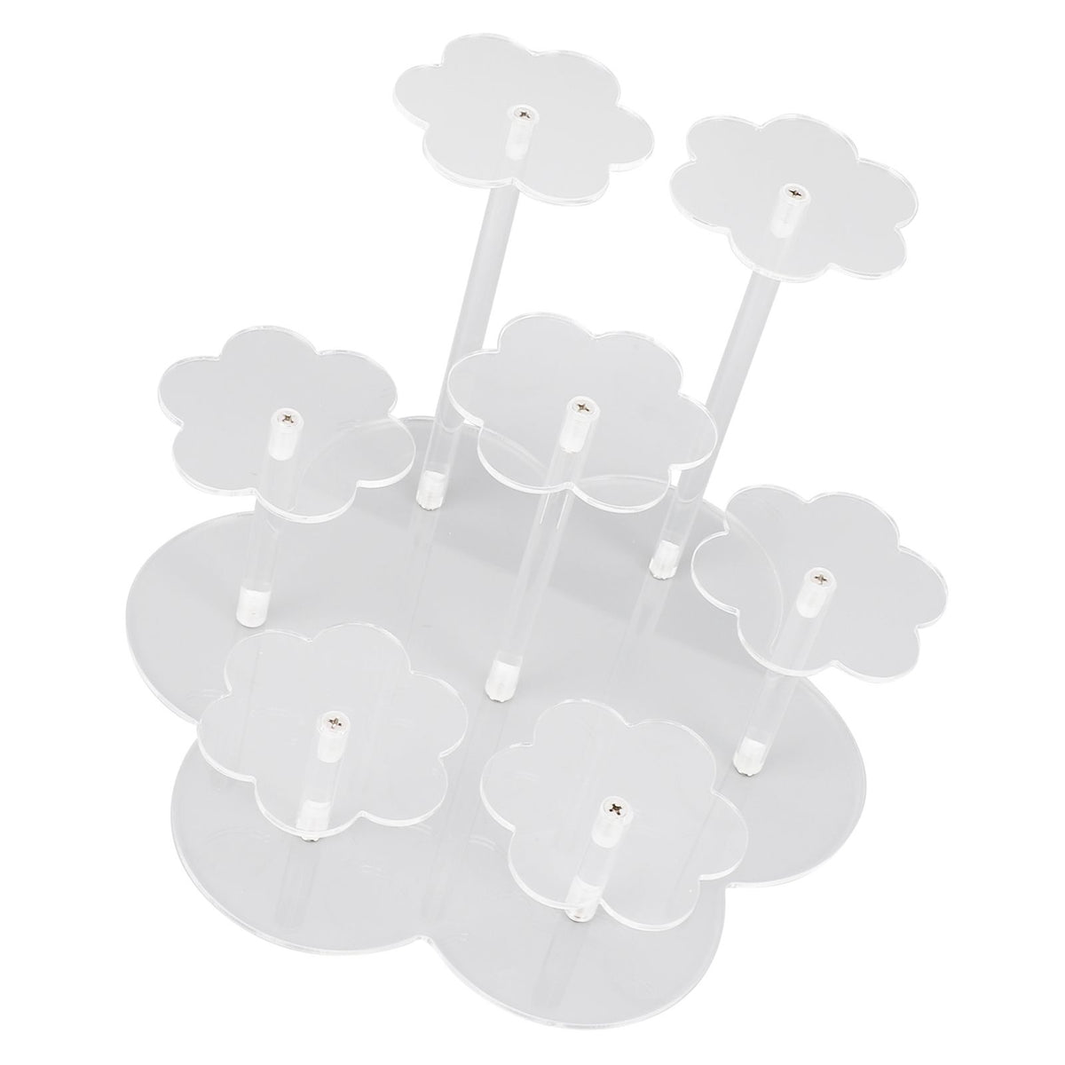 Acrylic Display Stand Figures Perfume Organizers Storage Risers Cupcake Dessert Conutertop Desktop Decoration Organizer Transparent