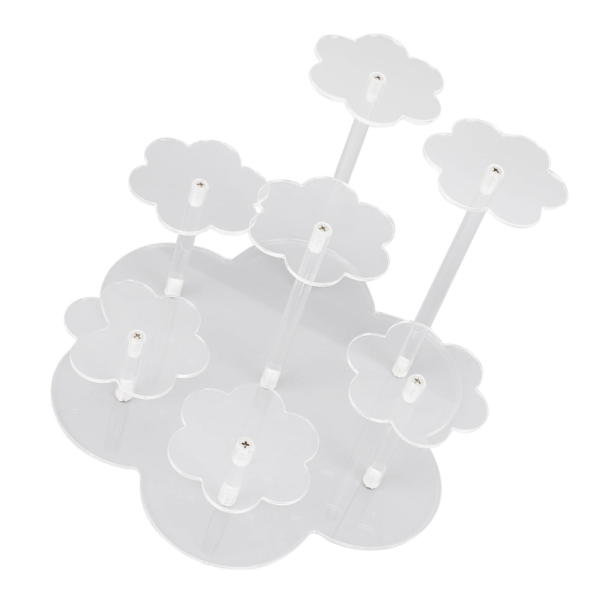 Acrylic Display Stand Figures Perfume Organizers Storage Risers Cupcake Dessert Conutertop Desktop Decoration Organizer Transparent