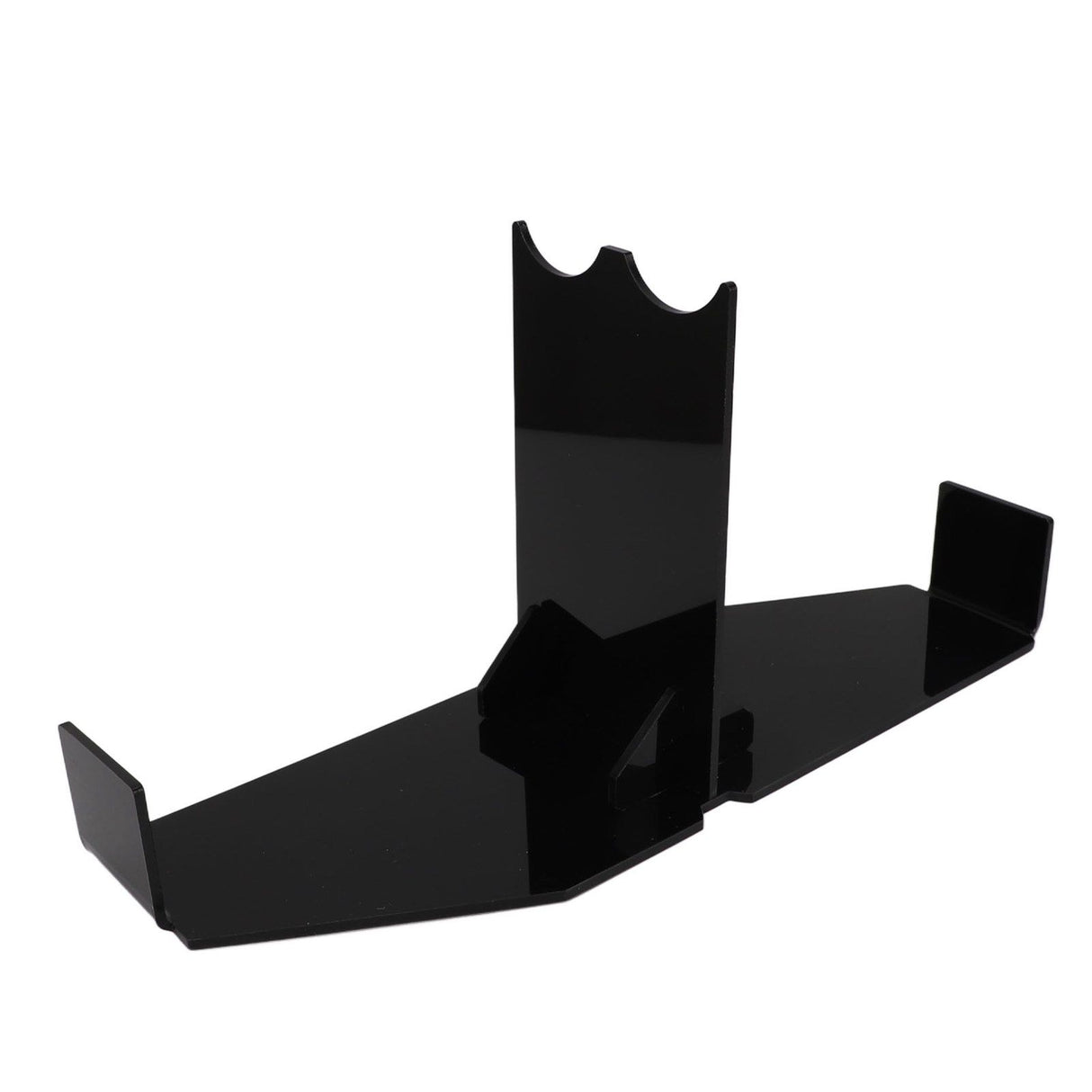 Lightsaber Display Stand Acrylic Desktop Lightsaber Display Holder Rack Wand Stand Dagger Dispaly Stand with Anti Slip Pad Black
