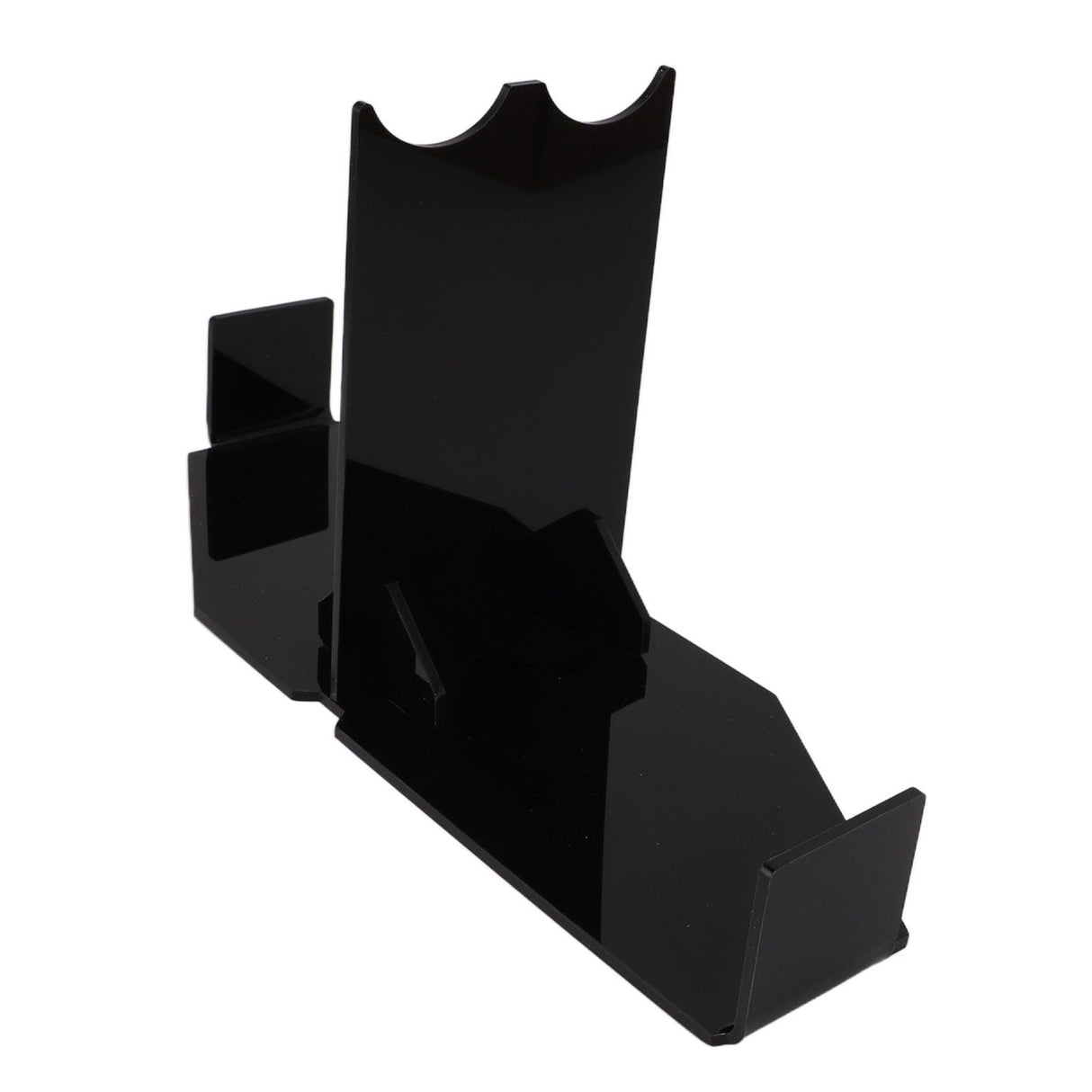 Lightsaber Display Stand Acrylic Desktop Lightsaber Display Holder Rack Wand Stand Dagger Dispaly Stand with Anti Slip Pad Black