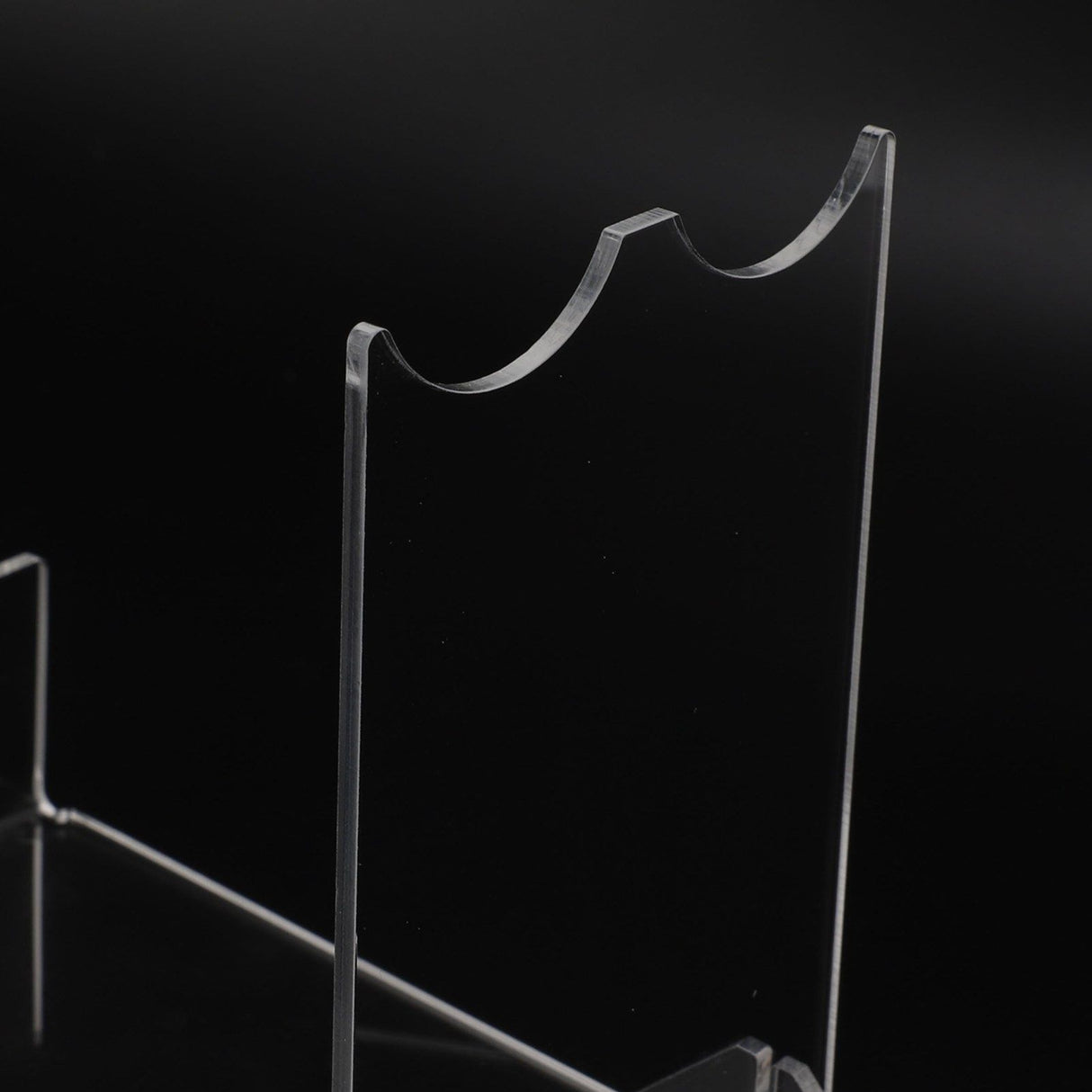 Lightsaber Display Stand Acrylic Desktop Lightsaber Display Holder Rack Wand Stand Dagger Dispaly Stand with Anti Slip Pad Transparent