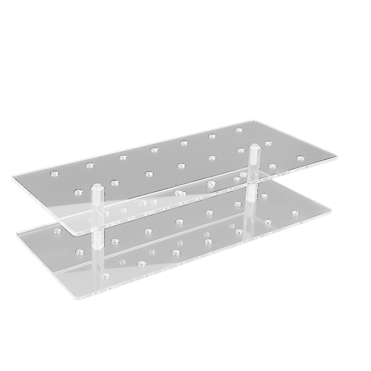 Cake Pop Stand 21 Holes Clear Acrylic Lollipop Display Holder for Weddings Baby Showers Birthday Party