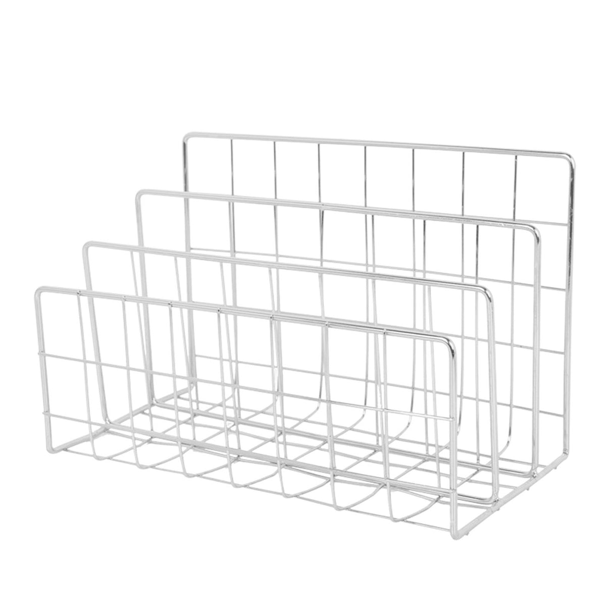 Book Sorter File Magazine Display Organizer Iron Bookend Home Decoration for Office Shelf
