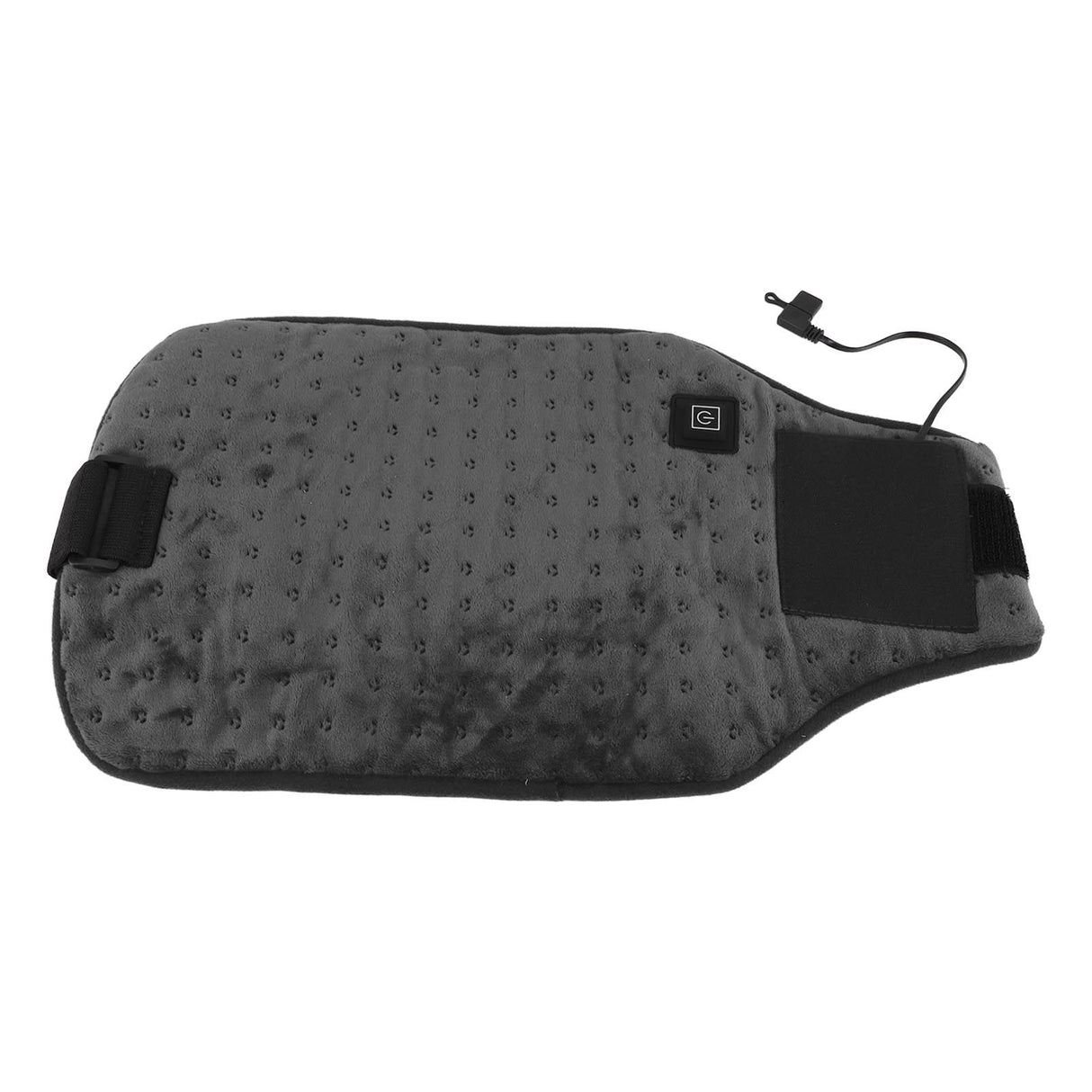 USB Powered Heated Waist Wrap Adjustable Temperature Fast Heating USB Heating Waist Wrap Heating Pad for Waist Neck Knee Dark Gray