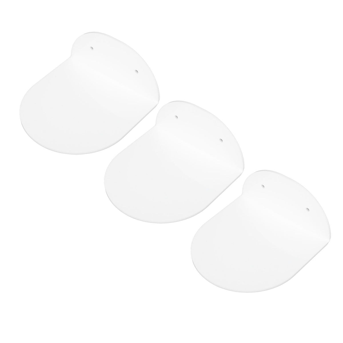 3pcs Wall Speaker Floating Shelves Acrylic Waterproof Wall Mounted Speaker Display Stand for Baby Camera Small Alarm Clock White