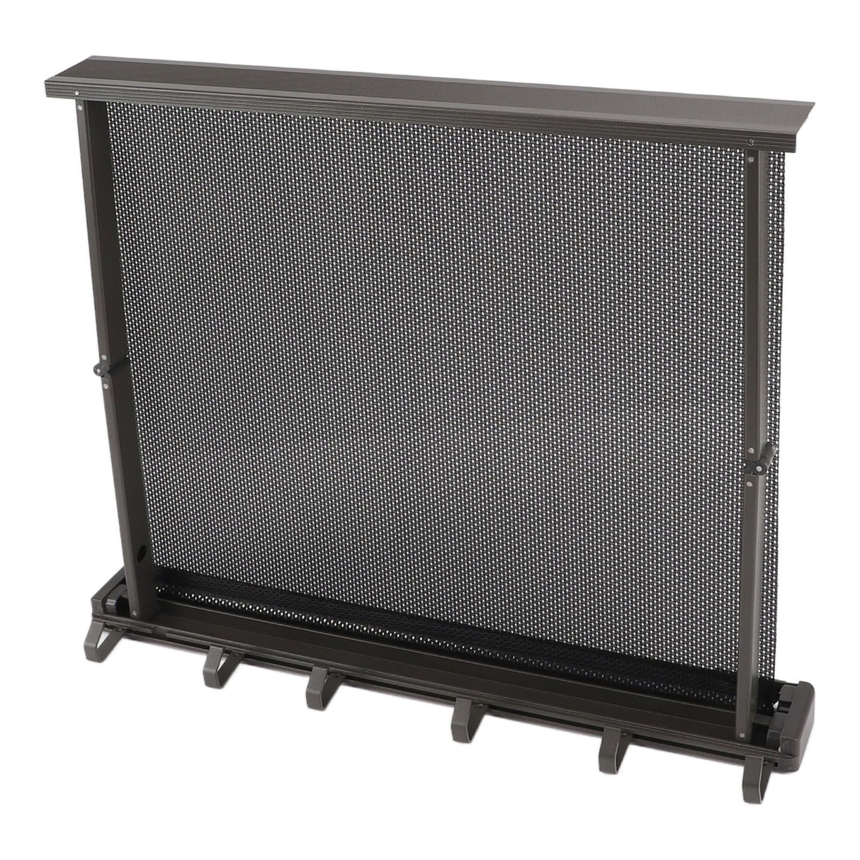 Retractable Clothes Drying Rack with Template Wall Mount Mesh Breathable Platform Aluminium Laundry Drying Rack for Patio Bathroom Grey