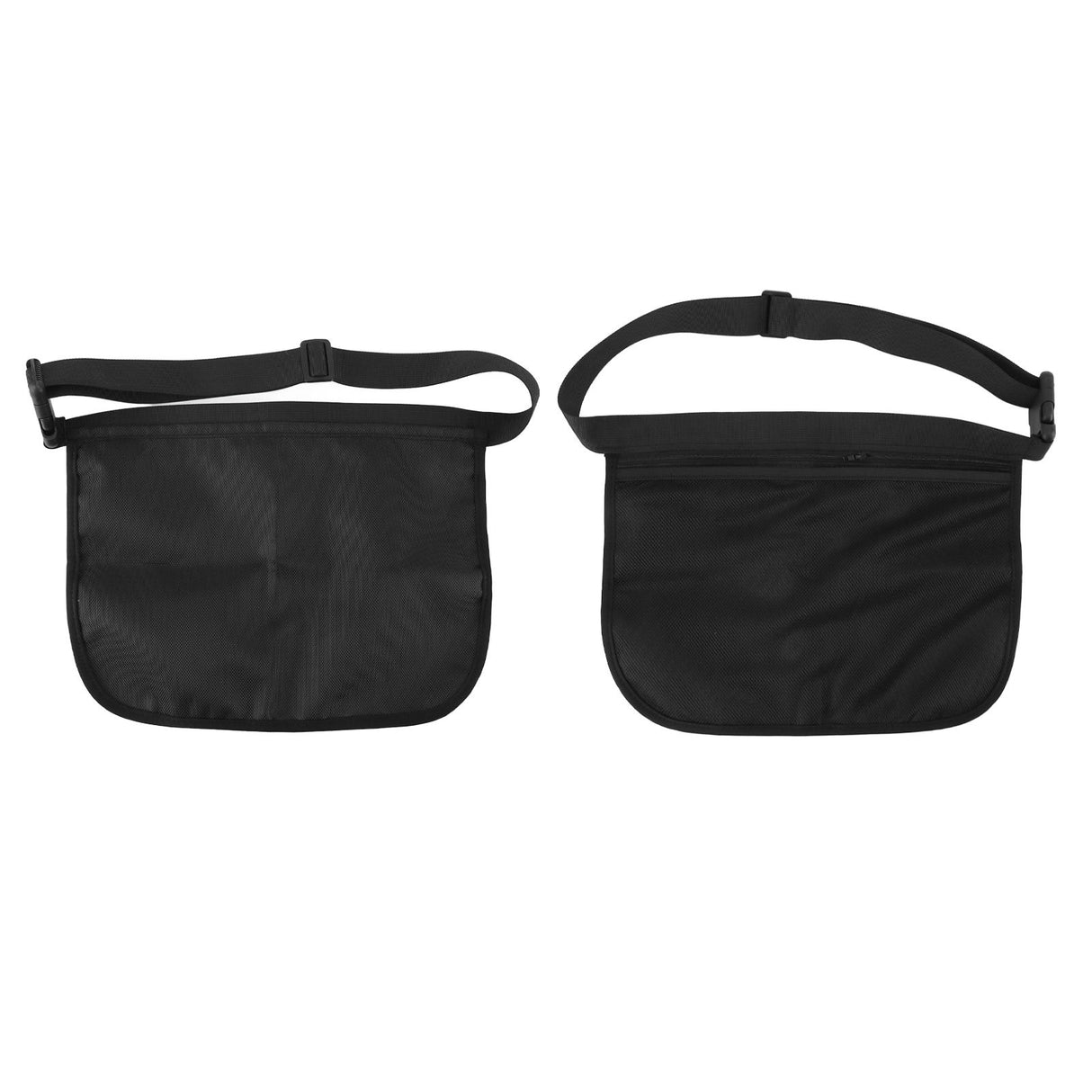 Tennis Ball Band Holder Mesh Bag Inner Zipper Pocket Adjustable Tennic Wasit Pouch for Training Match Outdoor