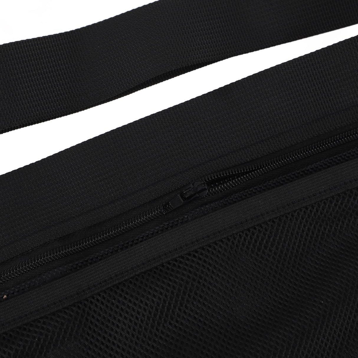 Tennis Ball Band Holder Mesh Bag Inner Zipper Pocket Adjustable Tennic Wasit Pouch for Training Match Outdoor