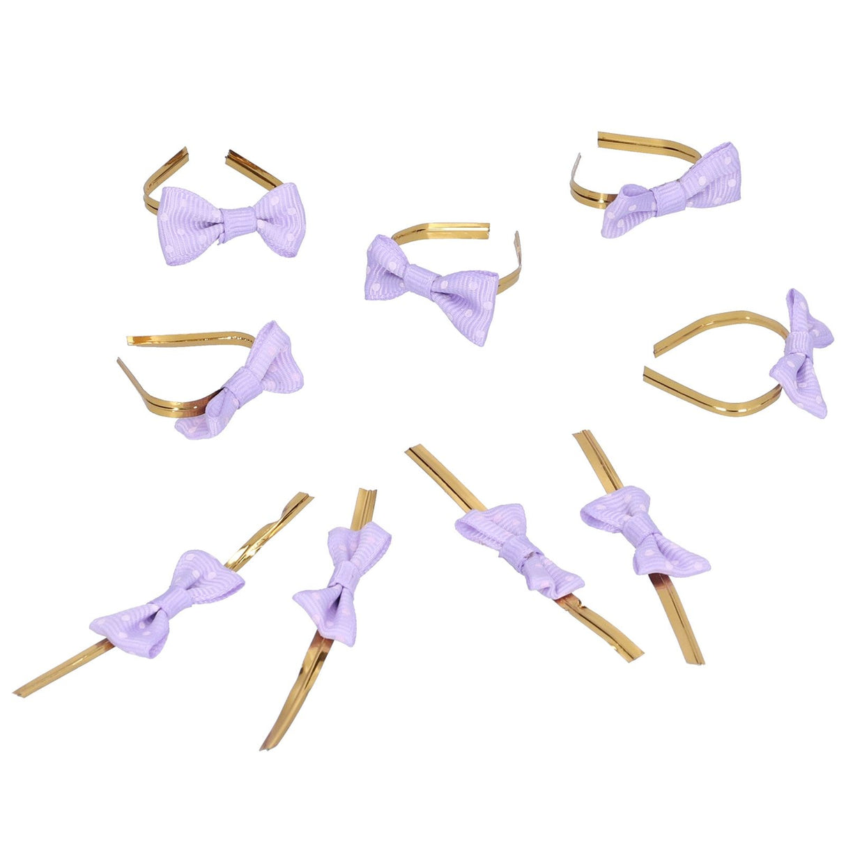 20pcs Bow Knot Twist Ties Biscuits Cookies DIY Baking Bag Ties for Gift Wrapping Weddings PartiesPurple