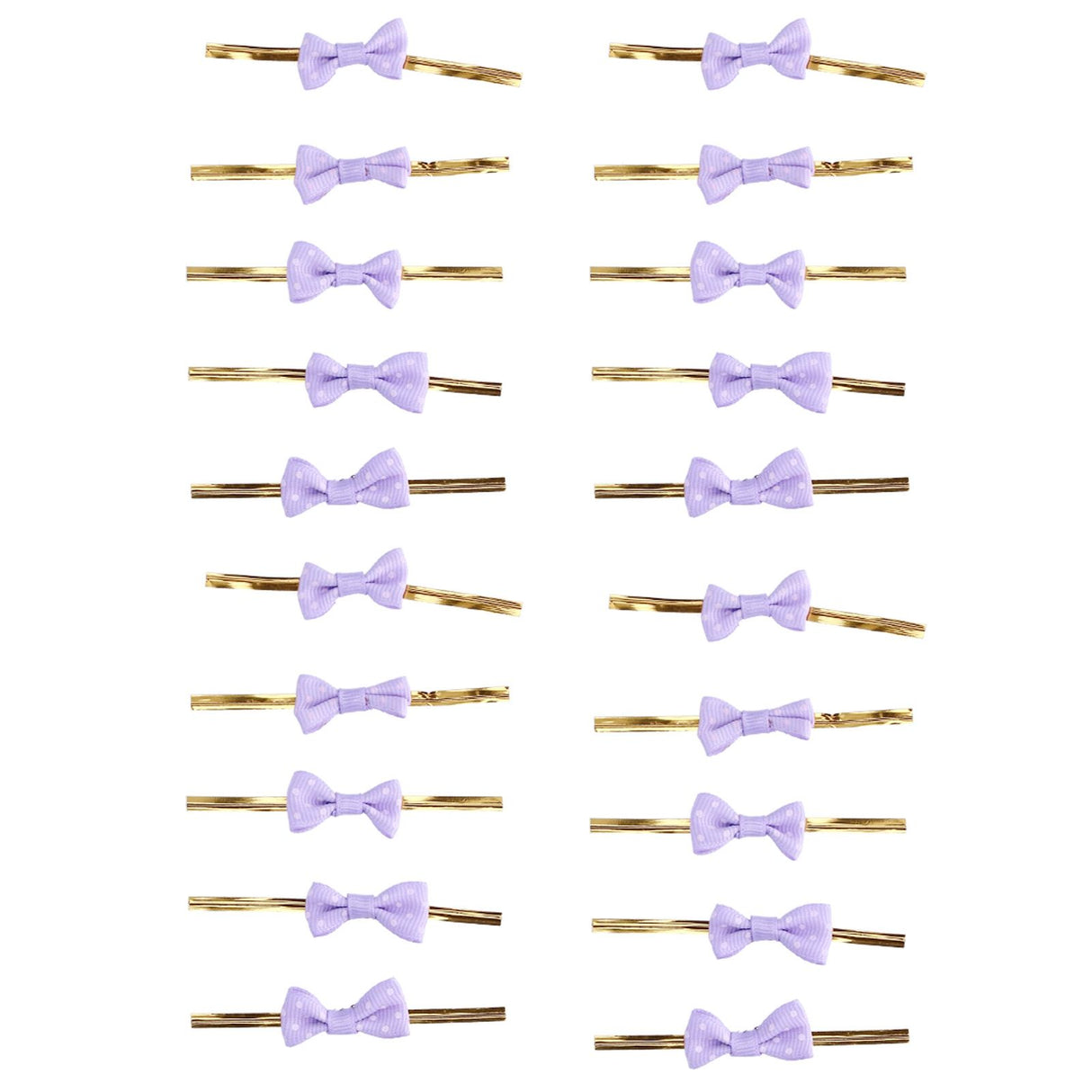 20pcs Bow Knot Twist Ties Biscuits Cookies DIY Baking Bag Ties for Gift Wrapping Weddings PartiesPurple