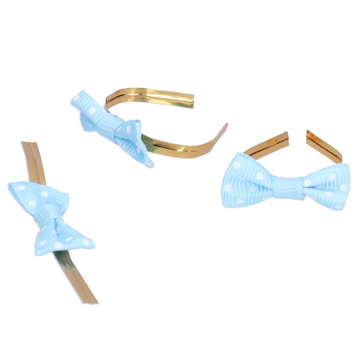 20pcs Bow Knot Twist Ties Biscuits Cookies DIY Baking Bag Ties for Gift Wrapping Weddings PartiesBlue