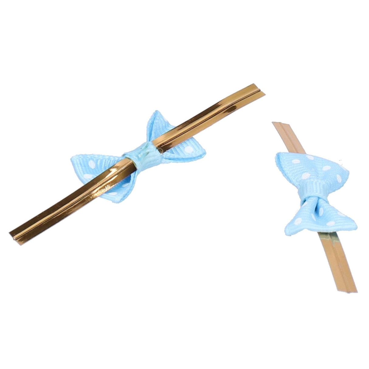 20pcs Bow Knot Twist Ties Biscuits Cookies DIY Baking Bag Ties for Gift Wrapping Weddings PartiesBlue