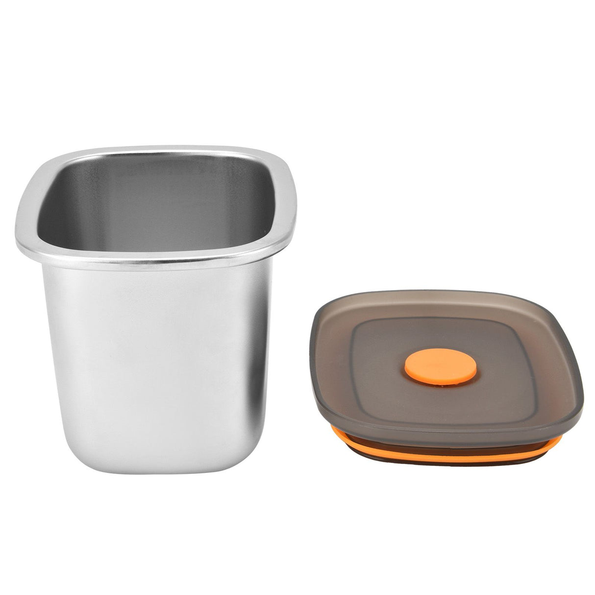 Lunch Box 304 Stainless Steel PP Food Grade Silicone Portable Food Container Storage Box for Picnic Camping Outdoor550ml