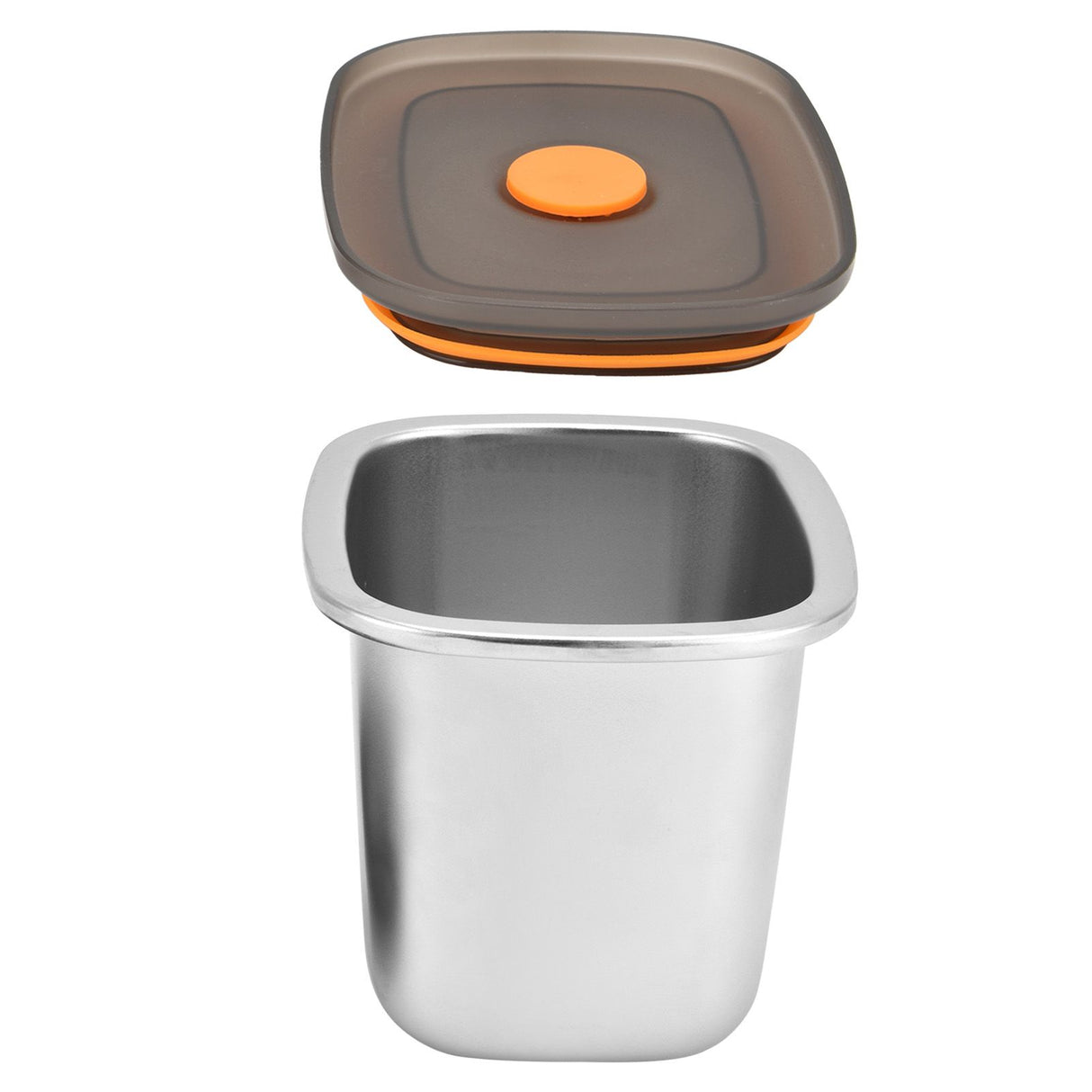 Lunch Box 304 Stainless Steel PP Food Grade Silicone Portable Food Container Storage Box for Picnic Camping Outdoor550ml