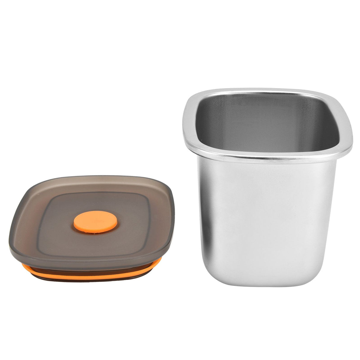 Lunch Box 304 Stainless Steel PP Food Grade Silicone Portable Food Container Storage Box for Picnic Camping Outdoor550ml