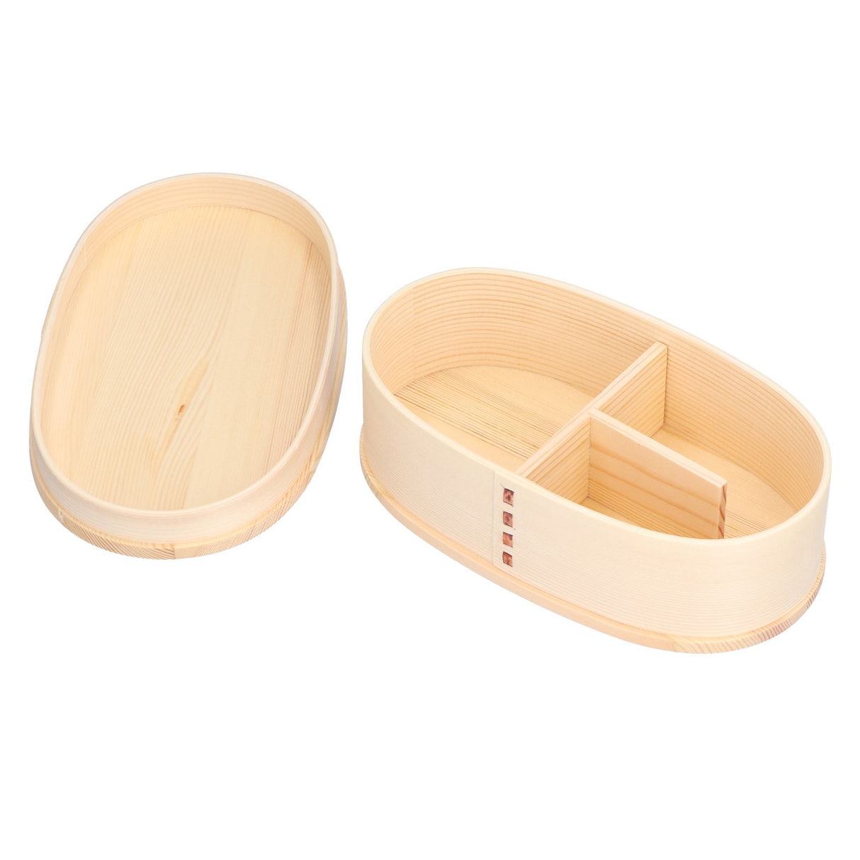 800ml Wooden Food Container Portable Bento Lunch Box Kids Lunch Container for Travel Office Camping Picnic