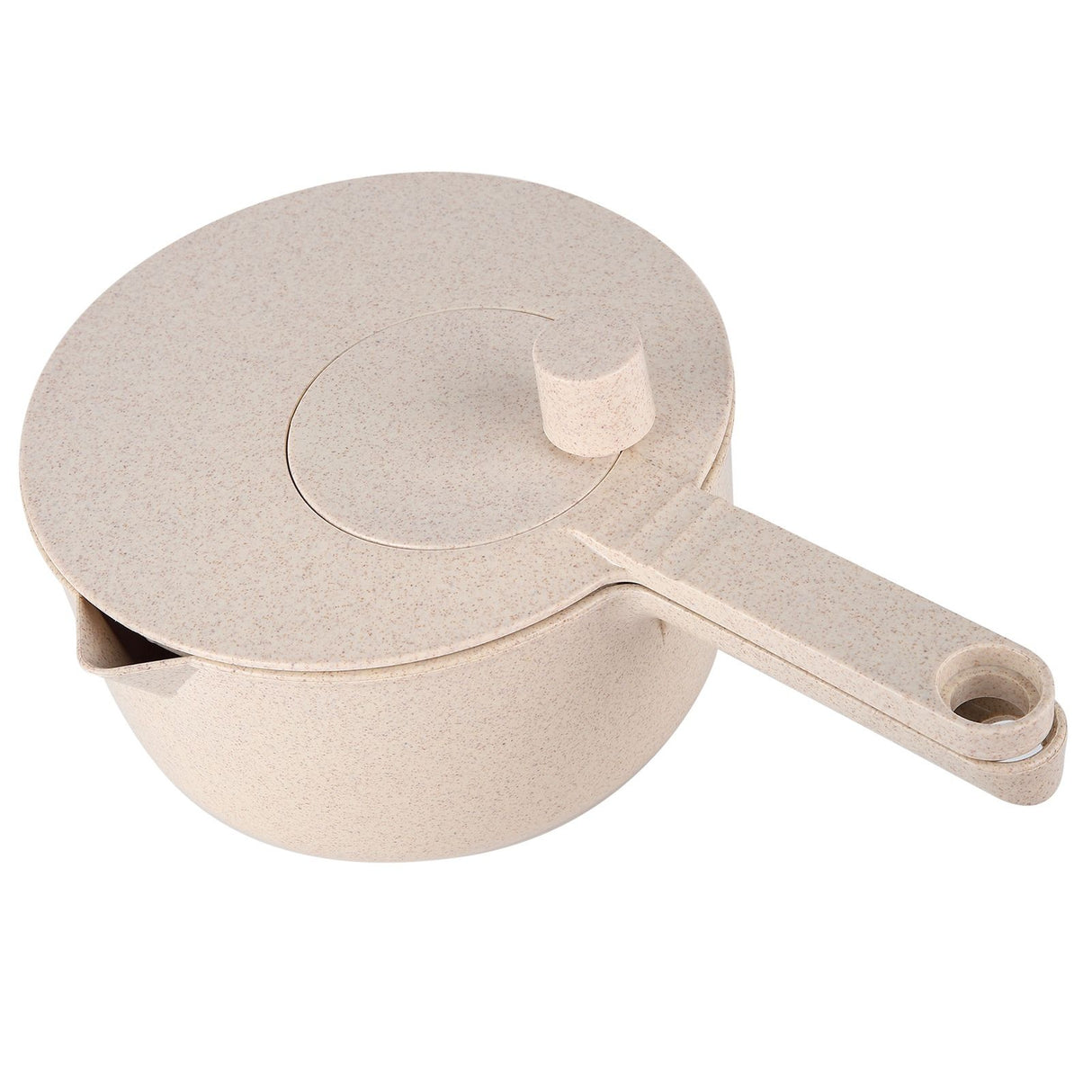 Salad Spinner Fruit Vegetable Dryer Strainer Sifter Manual Vegetables Rice Washing Tool for Kitchen SuppliesBeige