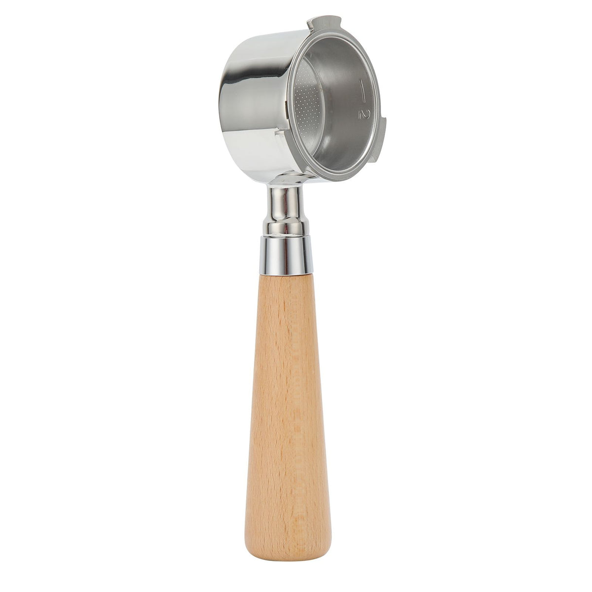 3 Ear Coffee Bottomless Portafilter Coffee Machine Handle Filter Holder for Delonghi Machine CoffeewareBeech Handle 54mm
