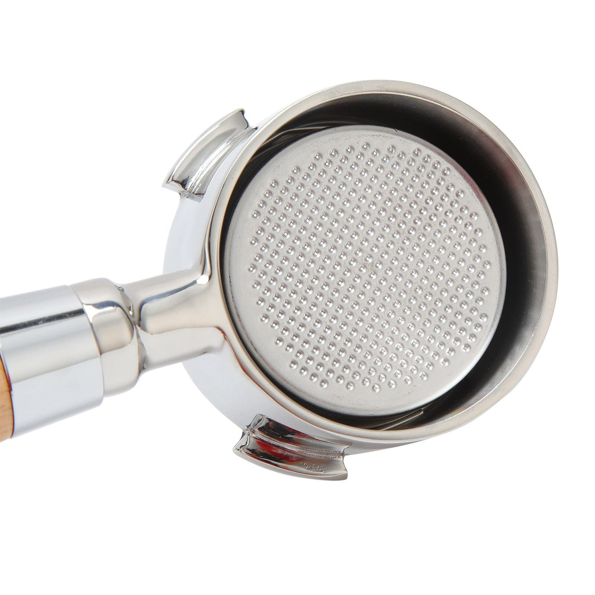 3 Ear Coffee Bottomless Portafilter Coffee Machine Handle Filter Holder for Delonghi Machine CoffeewareBeech Handle 54mm