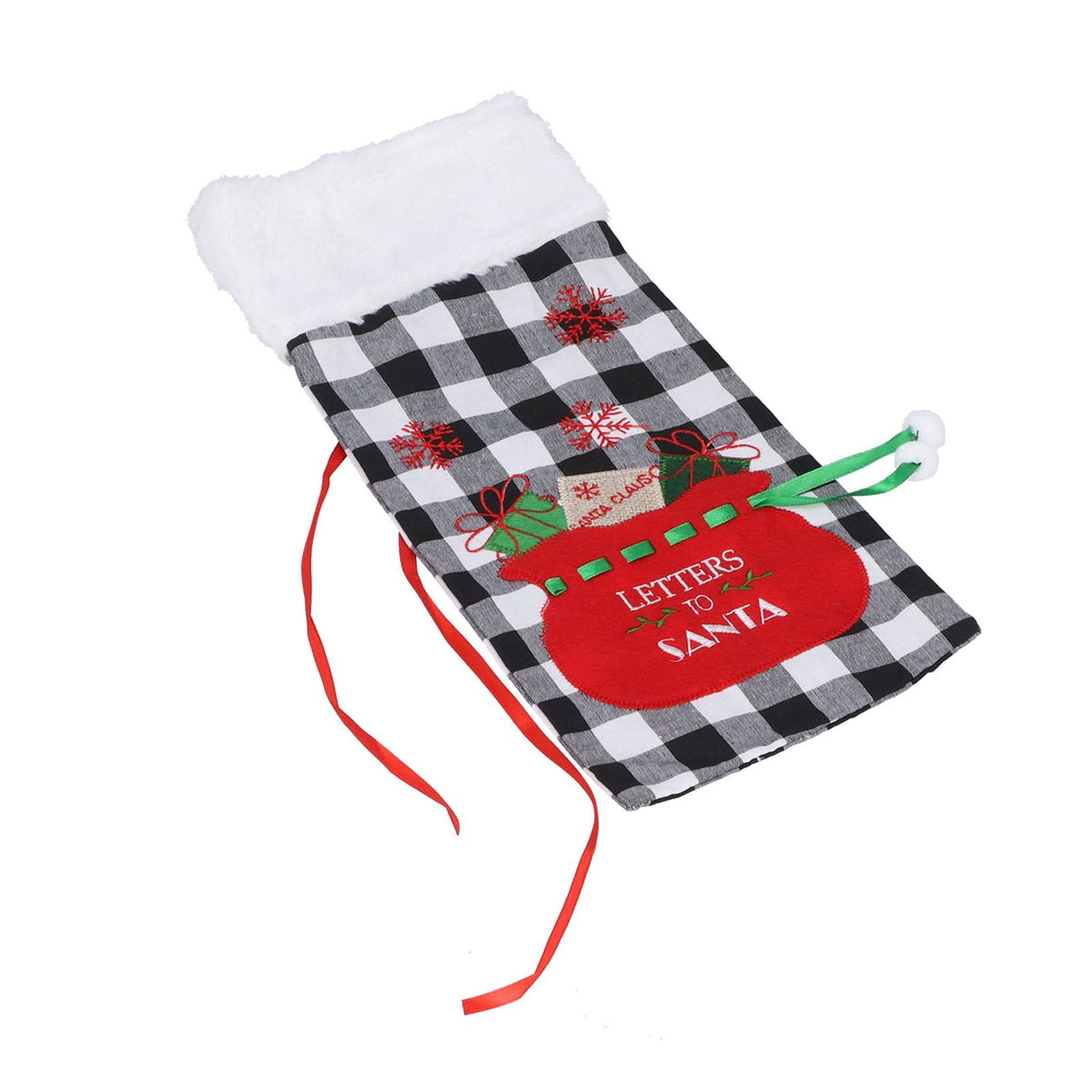 Square Grid Design Wine Bottle Cover Wine Bottle Sweater Bag for Home Christmas Party Home BarBlack White Grid