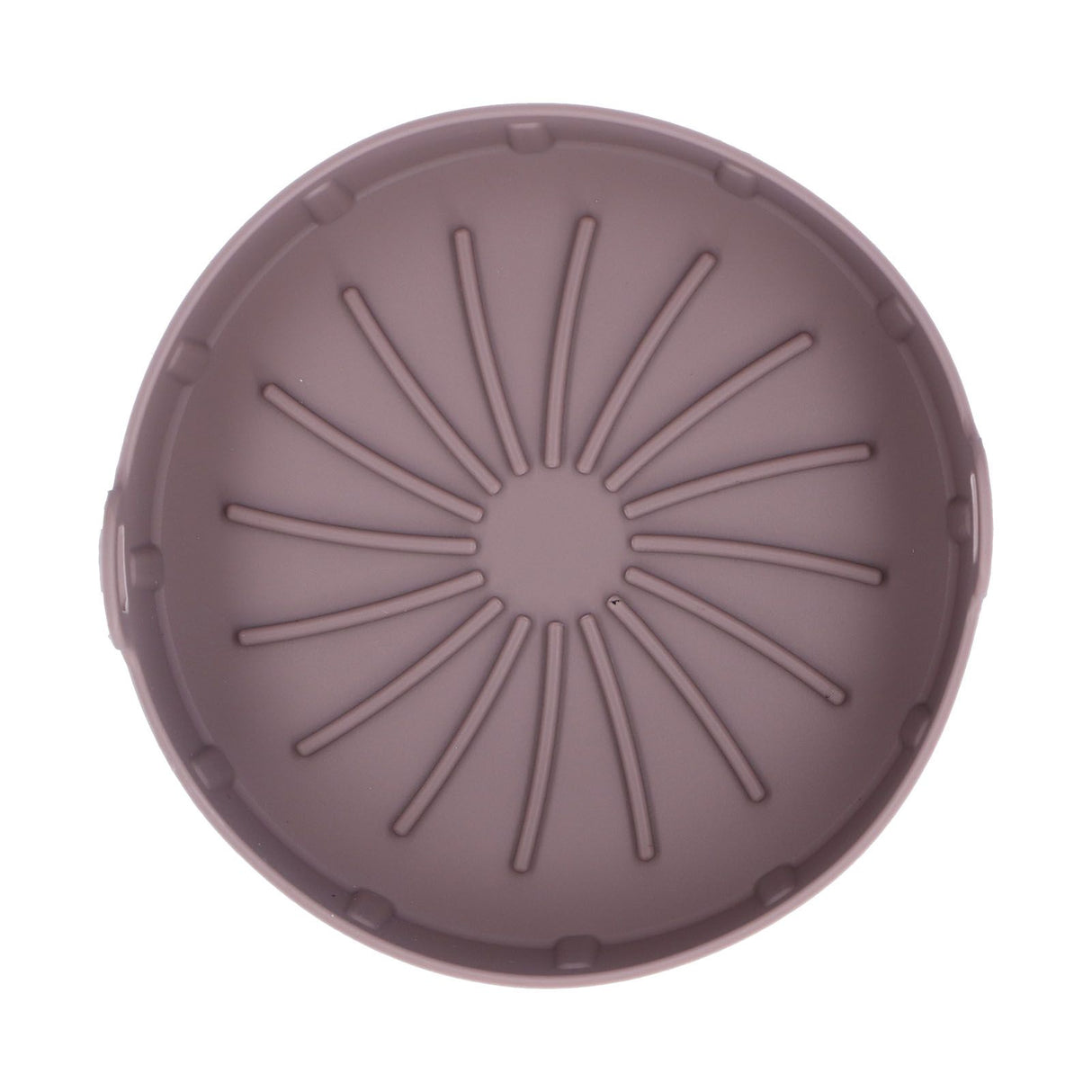 Reusable Silicone Pot Replacement Kitchen Electric Fryer Basket Tray Baking Accessory 20℃220℃(16cm Coffee )