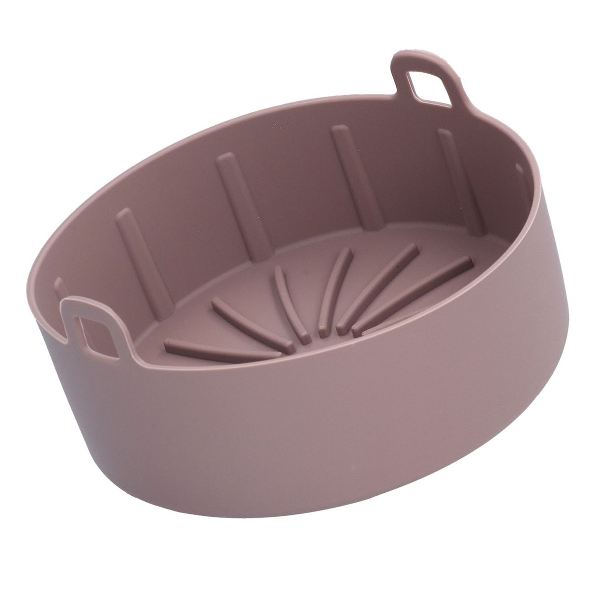 Reusable Silicone Pot Replacement Kitchen Electric Fryer Basket Tray Baking Accessory 20℃220℃(16cm Coffee )