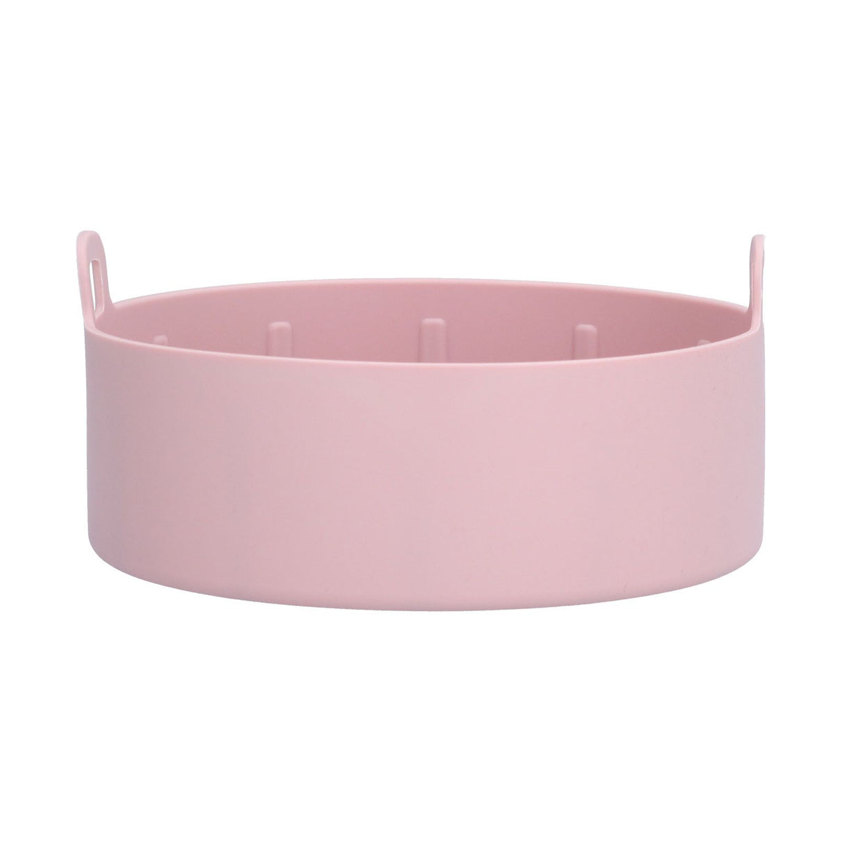 Reusable Silicone Pot Replacement Kitchen Electric Fryer Basket Tray Baking Accessory 20℃220℃(16cm Pink )
