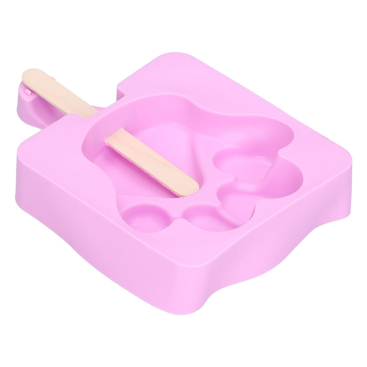 3Pcs Cute Cat Claw Design Ice Cream Mold Silicone Cake Ice Bar Making Mold for Kitchen