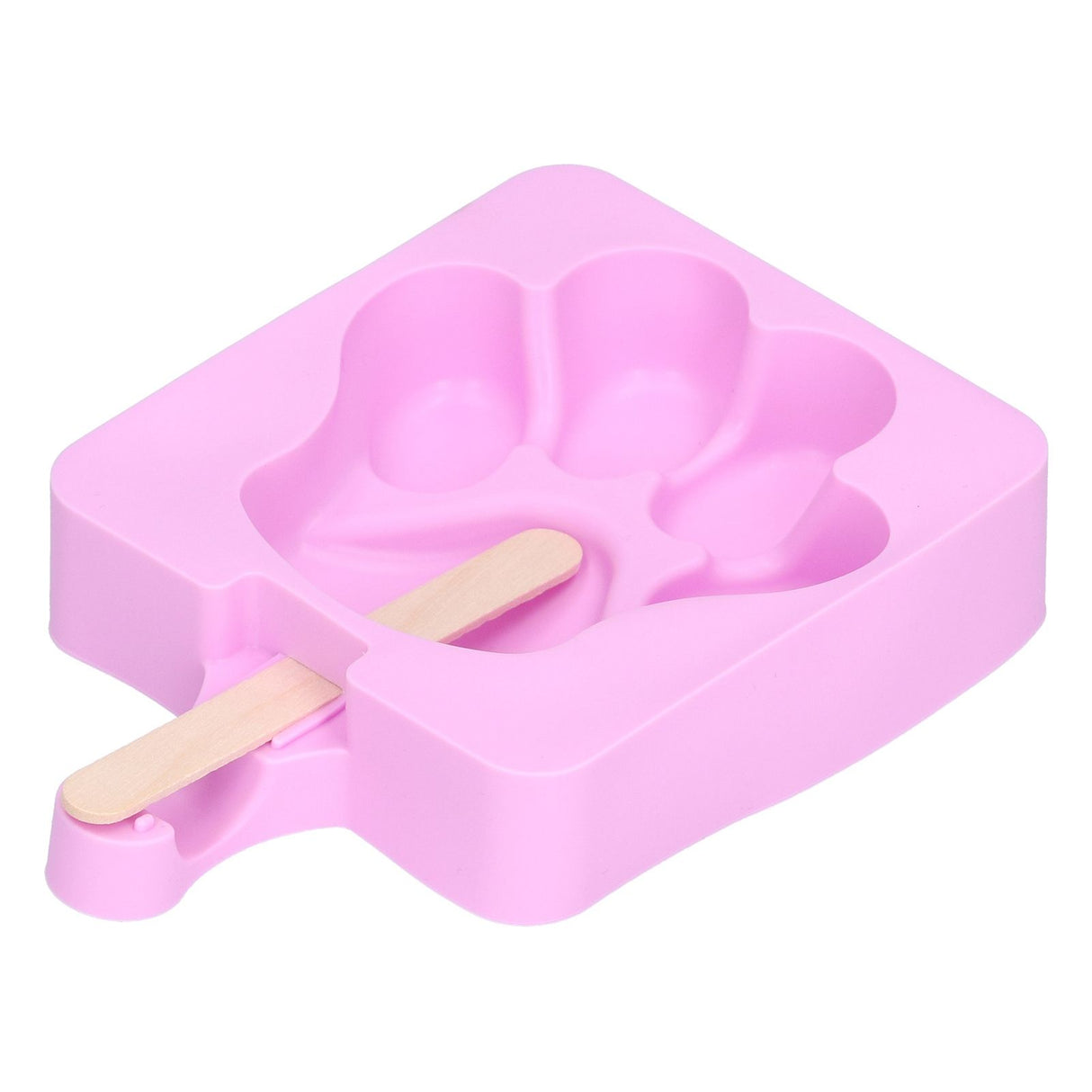 3Pcs Cute Cat Claw Design Ice Cream Mold Silicone Cake Ice Bar Making Mold for Kitchen