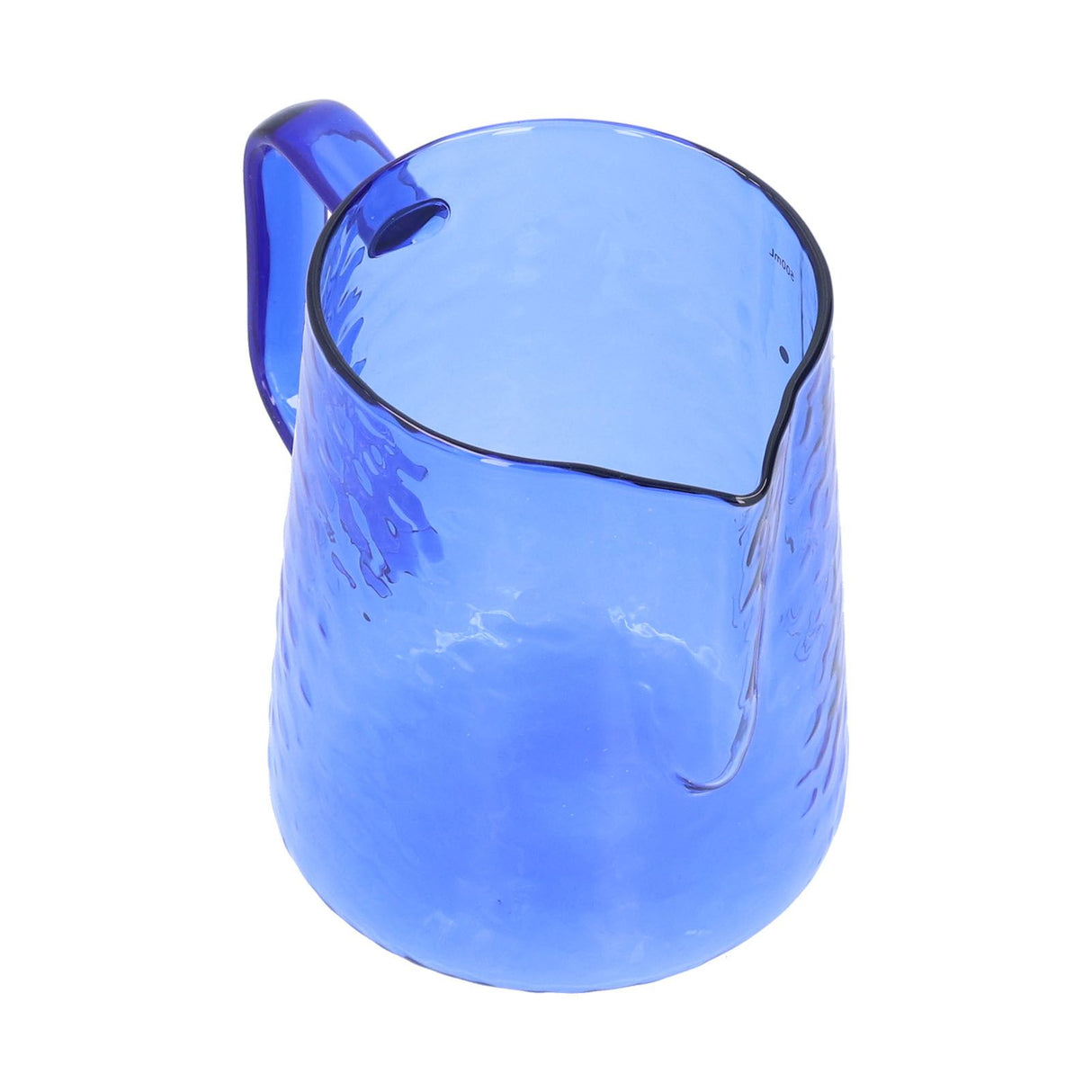 500ml Milk Frothing Pitcher Multipurpose Borosilicate Glass Milk Jug for Coffee Milk BeverageBlue